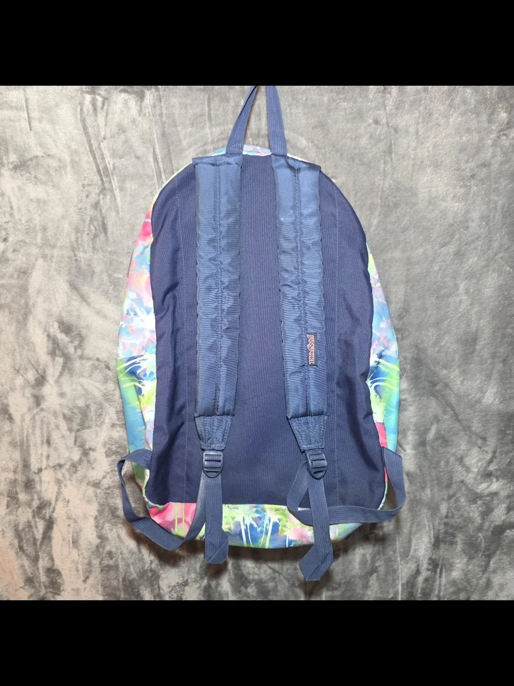 JanSport Multicolor Pastel Tropical Backpack